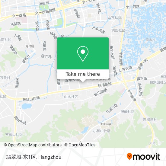 翡翠城-东1区 map