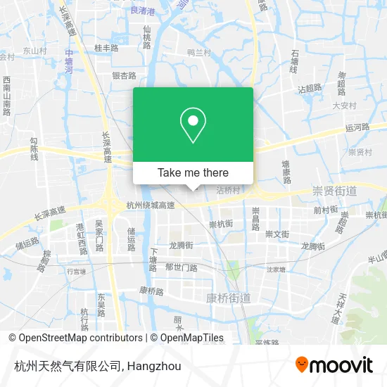 杭州天然气有限公司 map
