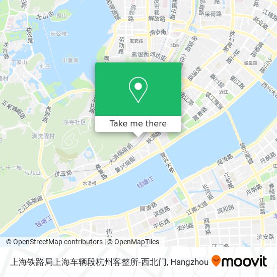 上海铁路局上海车辆段杭州客整所-西北门 map