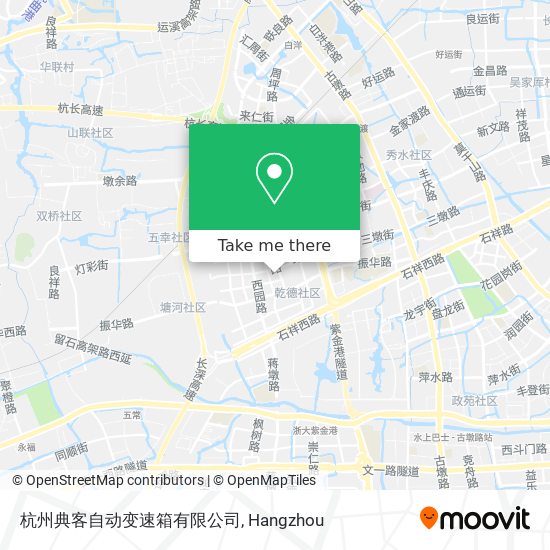 杭州典客自动变速箱有限公司 map