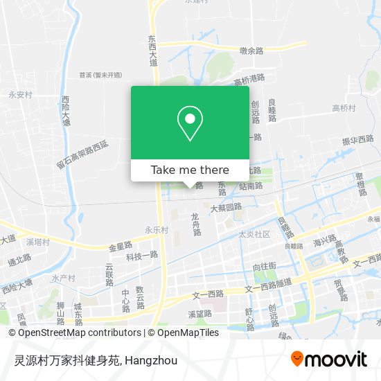 灵源村万家抖健身苑 map