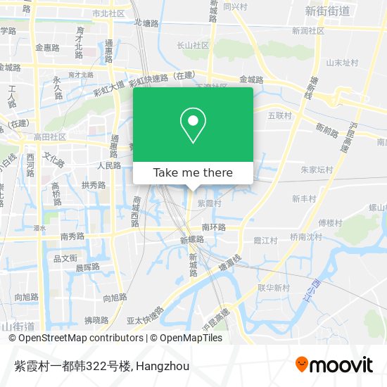 紫霞村一都韩322号楼 map