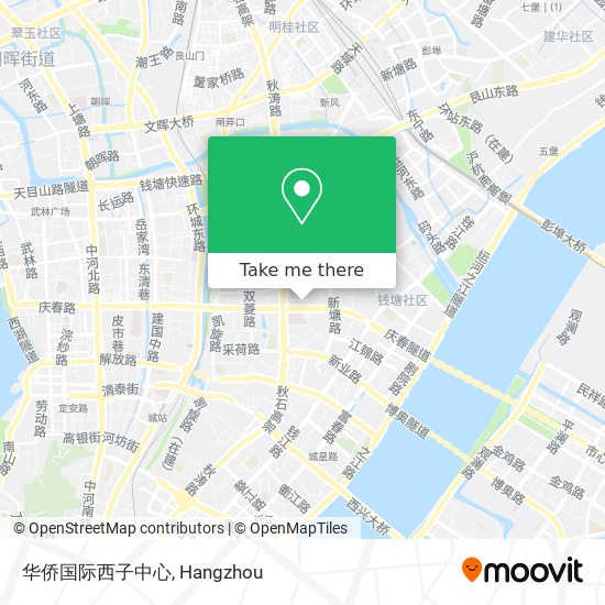 华侨国际西子中心 map