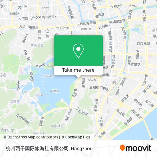 杭州西子国际旅游社有限公司 map