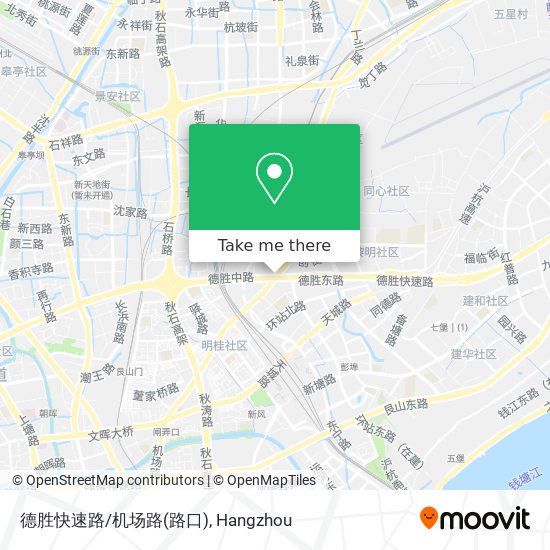 德胜快速路/机场路(路口) map