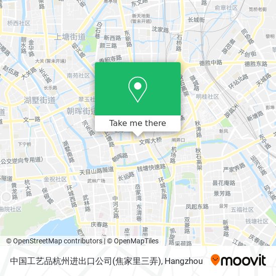 中国工艺品杭州进出口公司(焦家里三弄) map