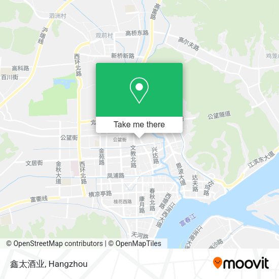 鑫太酒业 map