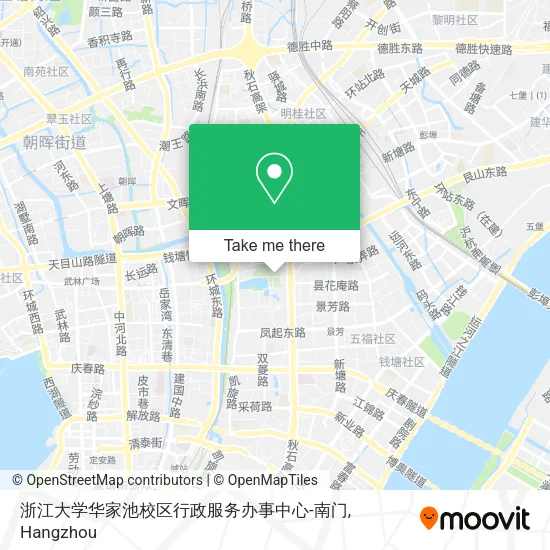 浙江大学华家池校区行政服务办事中心-南门 map