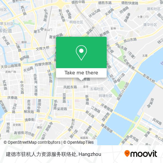 建德市驻杭人力资源服务联络处 map