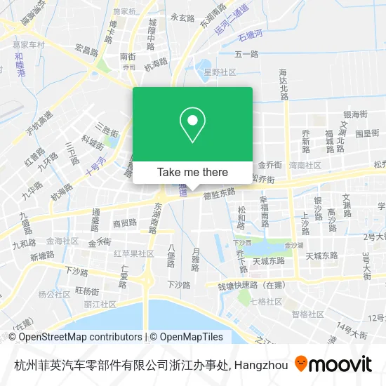 杭州菲英汽车零部件有限公司浙江办事处 map