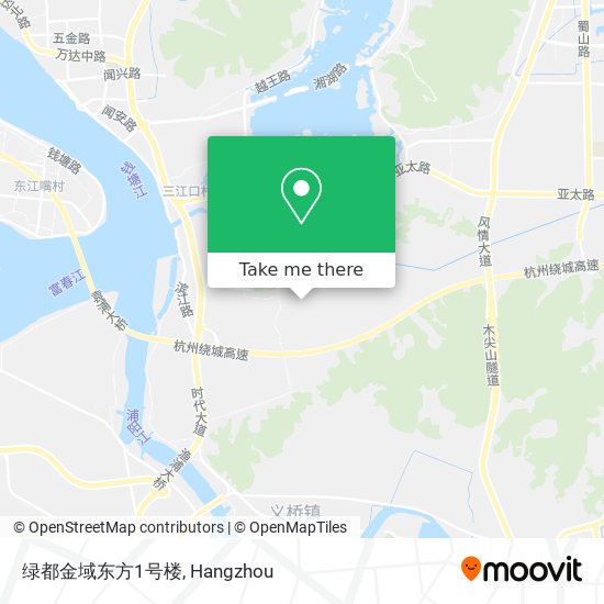 绿都金域东方1号楼 map