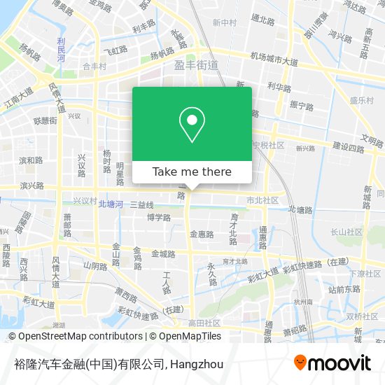 裕隆汽车金融(中国)有限公司 map