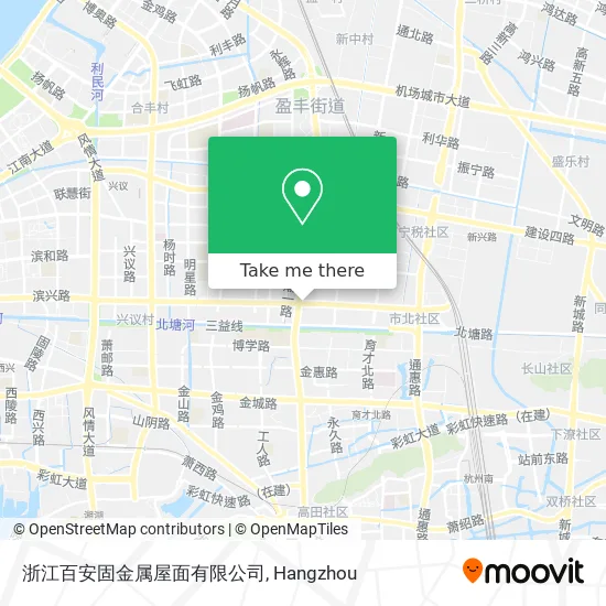 浙江百安固金属屋面有限公司 map