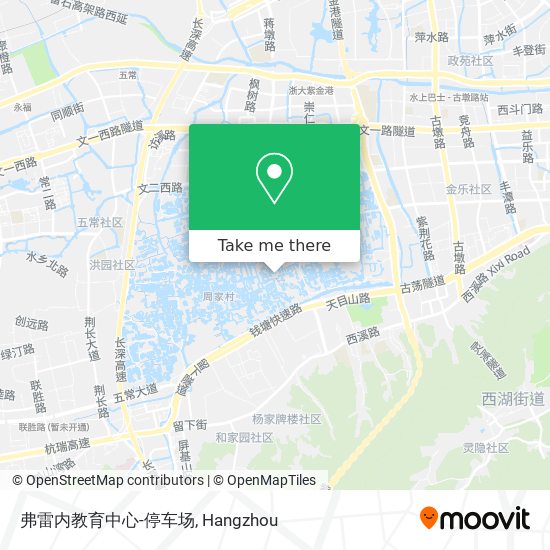 弗雷内教育中心-停车场 map