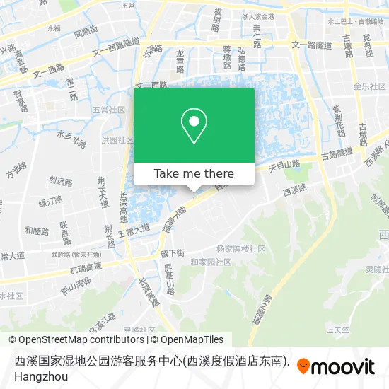 西溪国家湿地公园游客服务中心(西溪度假酒店东南) map