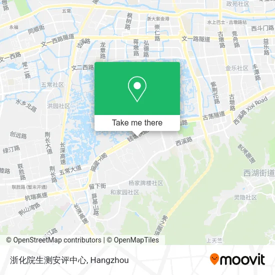 浙化院生测安评中心 map