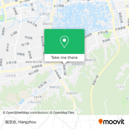 湘浙欢 map