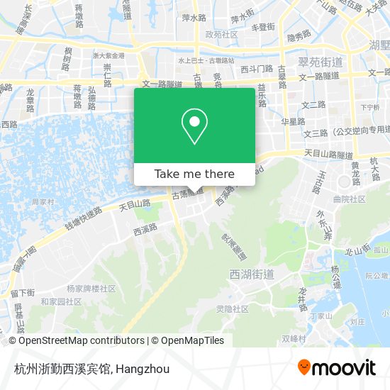 杭州浙勤西溪宾馆 map