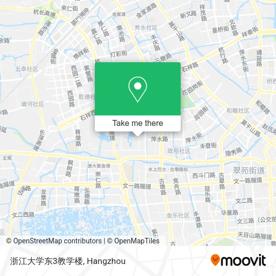 浙江大学东3教学楼 map