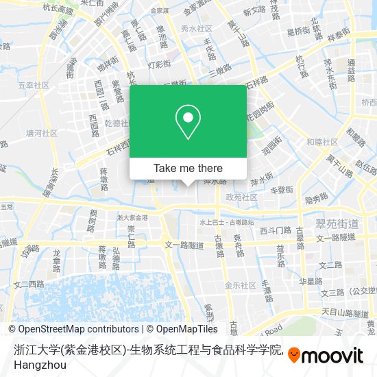 浙江大学(紫金港校区)-生物系统工程与食品科学学院 map