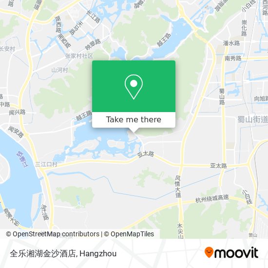 全乐湘湖金沙酒店 map