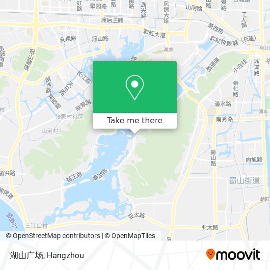 湖山广场 map