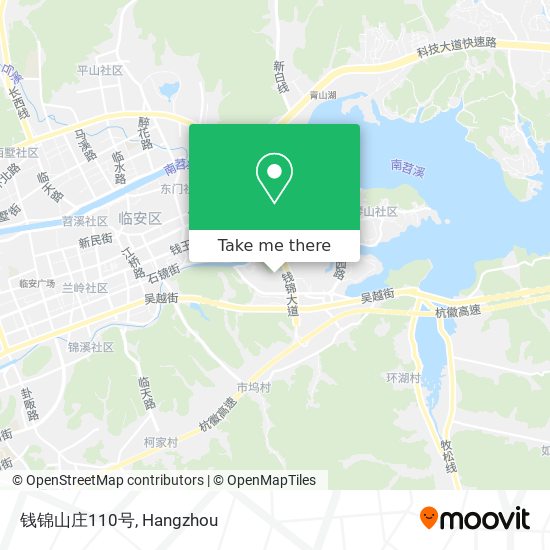 钱锦山庄110号 map