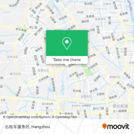 出租车服务区 map