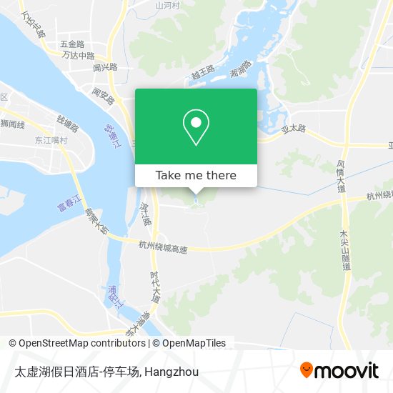 太虚湖假日酒店-停车场 map
