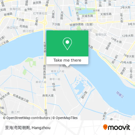 景海湾闻潮阁 map