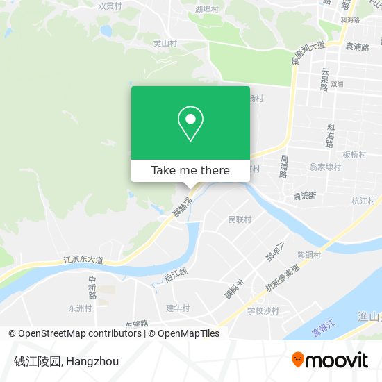 钱江陵园 map