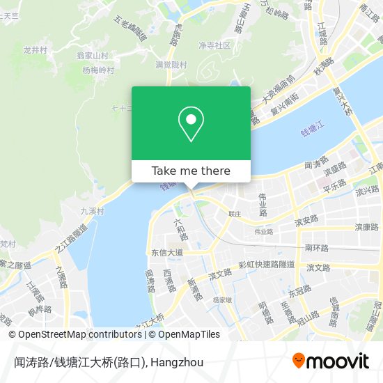 闻涛路/钱塘江大桥(路口) map