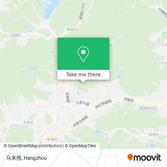 马来熊 map