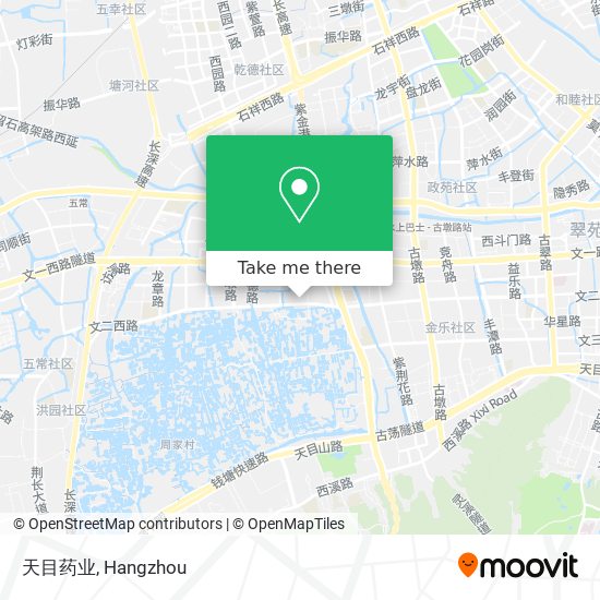 天目药业 map