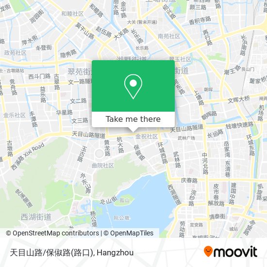 天目山路/保俶路(路口) map