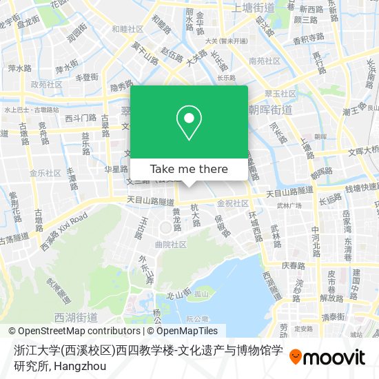 浙江大学(西溪校区)西四教学楼-文化遗产与博物馆学研究所 map