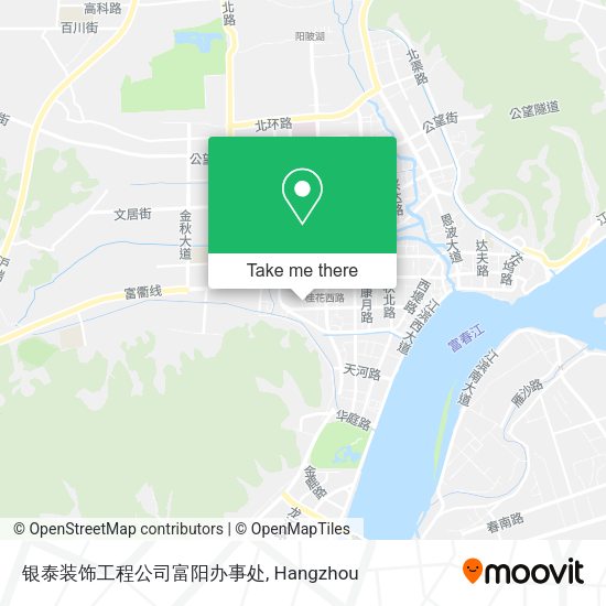 银泰装饰工程公司富阳办事处 map