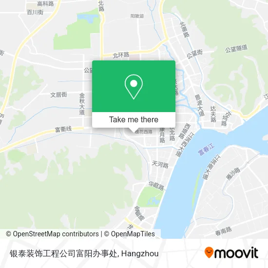 银泰装饰工程公司富阳办事处 map