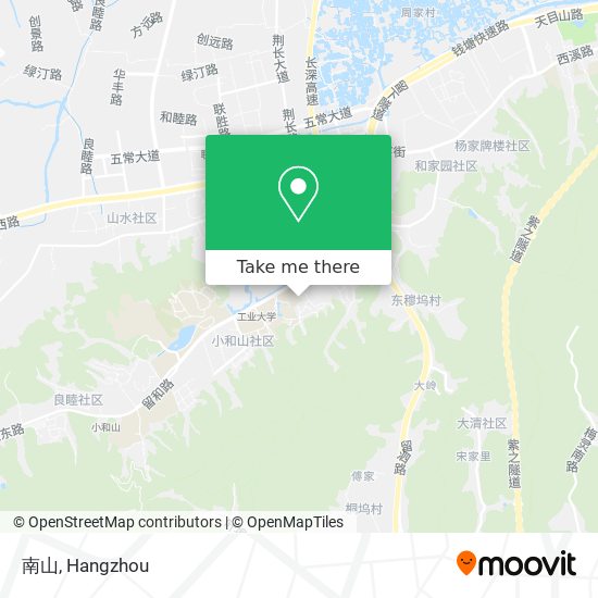 南山 map