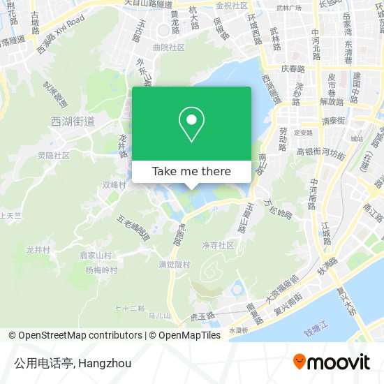 公用电话亭 map