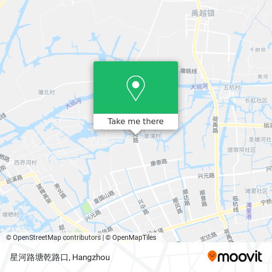 星河路塘乾路口 map
