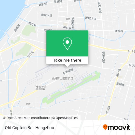 Old Captain Bar map