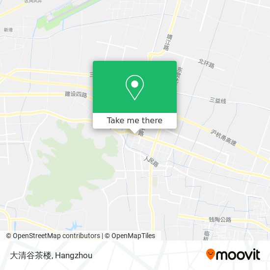 大清谷茶楼 map