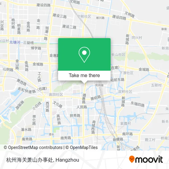 杭州海关萧山办事处 map