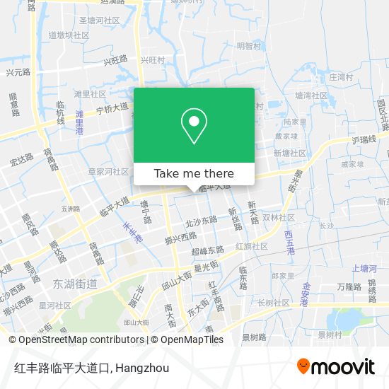 红丰路临平大道口 map