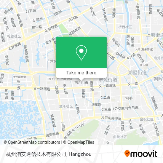 杭州消安通信技术有限公司 map