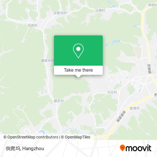 倒爬坞 map