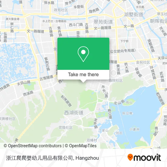 浙江爬爬婴幼儿用品有限公司 map