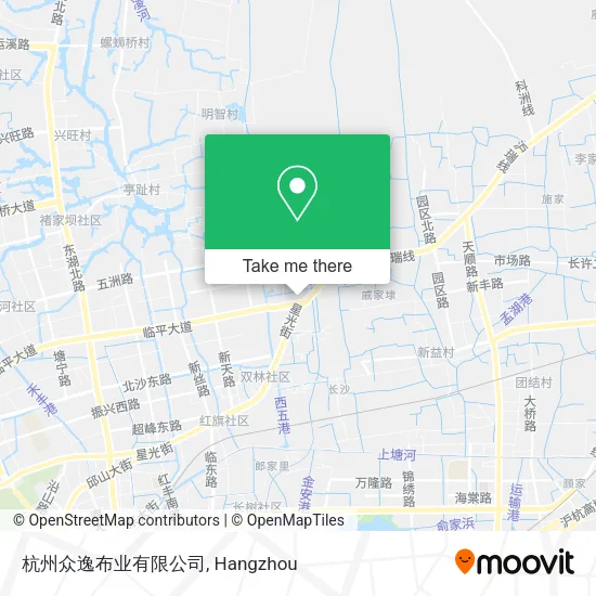 杭州众逸布业有限公司 map