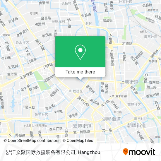 浙江众聚国际救援装备有限公司 map